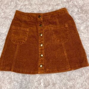 Brandy corduroy skirt